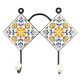 Sunflower Ceramic Tile Hook